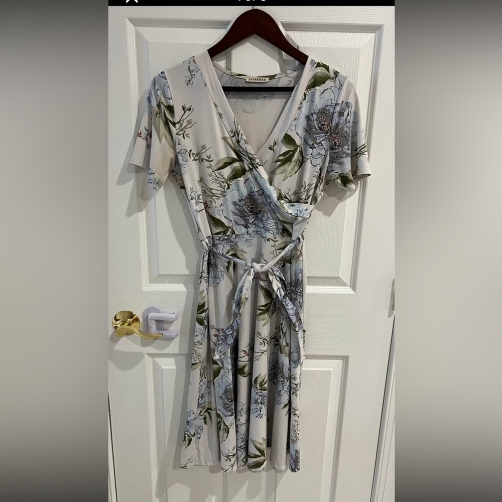 Floral Wrap Dress - Jessakae